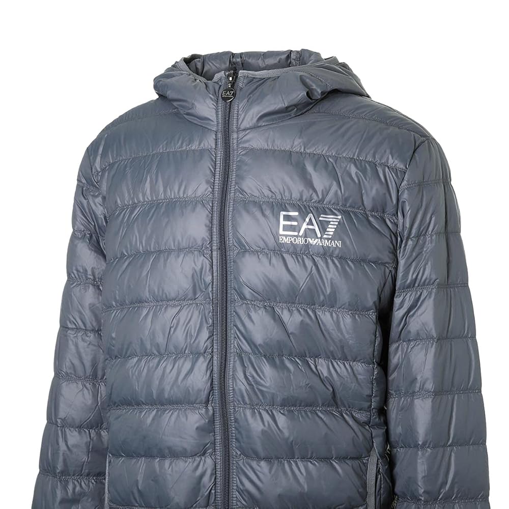 エンポリオアルマーニ　EA7 ダウンジャケット　ARMANI XXL EMPORIO ARMANI EA7 (エンポリオ アルマーニ) フード フルジップ